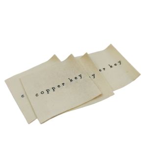 Étiquettes en coton imprimées pour vêtements, écologiques, très abordables, avec logo de marque, douces, en coton biologique - Product Image 2