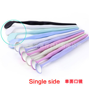 Miroirs dentaires en plastique coloré haute définition, exclusivité transfrontalière, simple ou double face, accessoire d'équipement de thérapie buccale - Product Image 5