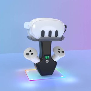 แท่นชาร์จ HBV-635สำหรับแท่นชาร์จ Meta Quest 3S แท่นชาร์จสำหรับ meta Quest 3 VR พร้อมไฟ RGB - Product Image 2