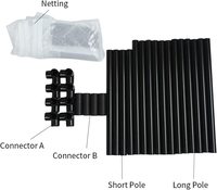 Grande cage à insectes pliable et écologique avec fermeture éclair, motif uni, plateau en plastique, pour papillons monarques géants et autres animaux de compagnie