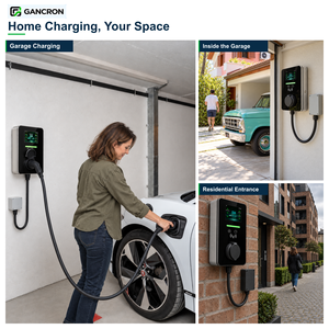 Borne de recharge murale pour véhicules électriques <span class=keywords><strong>Wallbox</strong></span> AC Type 2 7kW RFID 32A sans câble, station de charge murale pour VE avec <span class=keywords><strong>prise</strong></span> - Product Image 4