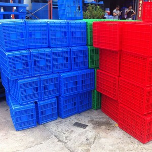 กล่องพลาสติกแบบพับได้ Rongchengsheng ขนาด 525x370x230 มม. กล่องเก็บของทรงสี่เหลี่ยมสำหรับขนส่งผักผลไม้ ใช้ในเชิงพาณิชย์ - Product Image 4