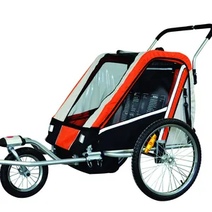 Multifunctionele 3 Wielen Comfortabele Baby Kinderen Fiets Travel Kar Opvouwbare Fiets Aanhangwagen Voor Kind En Kinderen BT-503S