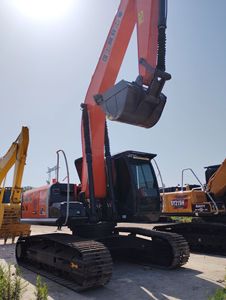 Excavatrice sur chenilles Hitachi ZX240 d'occasion, 24 tonnes, châssis long, stable sur sol souple, excellent rapport qualité-prix - Product Image 3