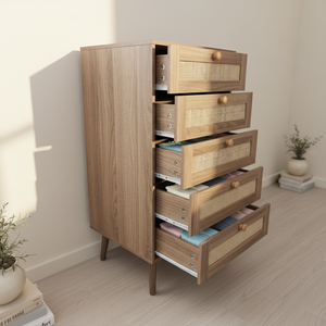 <strong>Rattan</strong> 3/4/5 <strong>Chest</strong> <strong>of</strong> <strong>Drawers</strong> <strong>Chest</strong> <strong>Drawer</strong> Furniture Tall and Deep <strong>Chest</strong> <strong>of</strong> <strong>Drawers</strong> Dresser for Living Room Bedroom - Product Image 5