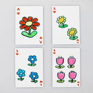 การ์ดเปล่าสำหรับพิมพ์ การ์ดเกมเปล่าสีขาว การ์ดเปล่าสำหรับเขียนเพื่อการศึกษา ใส่ความคิดเห็น เขียนและวาดภาพ - Product Image 6