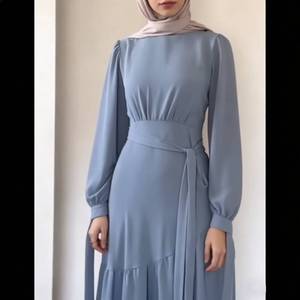 Abaya di Lusso in Offerta, Set di Vestiti Tradizionali Islamici in Tinta Unita per Donne Plus Size, Stile Dubai e <span class=keywords><strong>Turchia</strong></span> - Product Image 1