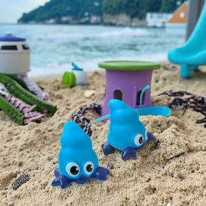 थोक शैक्षिक प्रचार उपहार खिलौना निर्माता कस्टम समुद्र तट स्वर्ग मिनी हर्मिट क्रेब स्नान खिलौने - Product Image 5