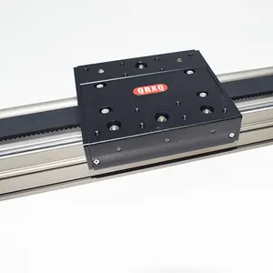 RXP80 alta velocidade, baixo ruído, trilho de guia de carga pesada, atuador linear acionado por correia de trilho duplo, trilho de guia deslizante linear CNC