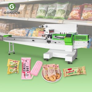 Máquina Automática para Envolver y Empacar Galletas, Bizcochos, Obleas, Pan de Pita y Helados - Product Image 1