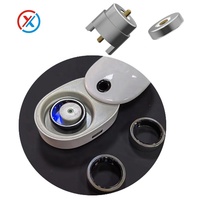 OEM anillos inteligentes de carga magnética conector de anillo de salud fuerte adsorción 1 pin pogopin cabeza de carga magnética