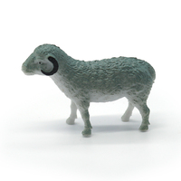 Animaux de ferme 3D, figurines d'animaux de ferme en PVC écologiques, cheval, vache, mouton, chat, décorations d'animaux pour la maison
