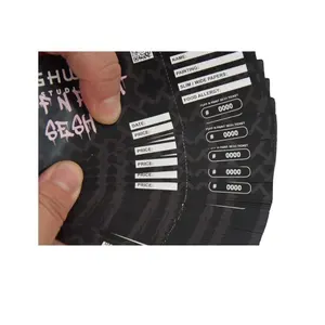 रैफल्स बुक कस्टम एक साइड प्रिंटिंग टिकट लगातार नंबर टिकट बुक करने वाले पार्ट रैफल्स
