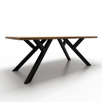 Pieds de table rustiques, décoration de meubles, banc, bureau, pieds de table à manger, forme en T, métal robuste, bricolage, fer, industriel, moderne, acier