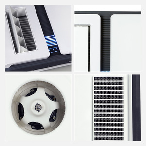 Ventilateur de plafond chauffant 2700W pour salle de bain avec télécommande, éclairage LED, ventilation intégrée, en fer antirouille - Product Image 2