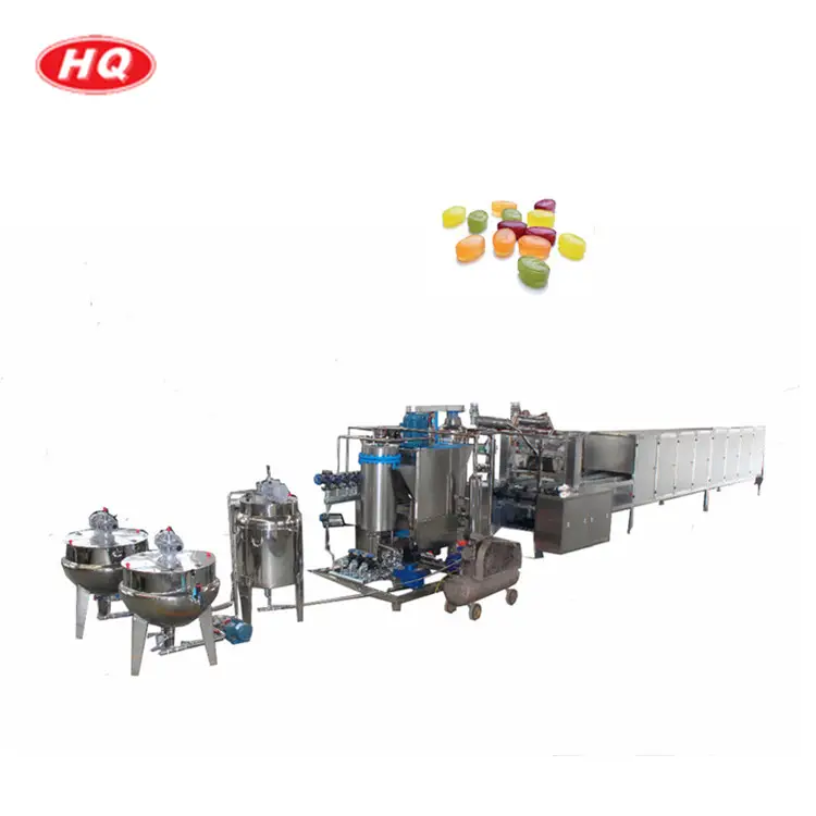 Automatische Caramel Hard Candy Making Machine En Lolly Maken Machines Prijs Met Plc Controle
