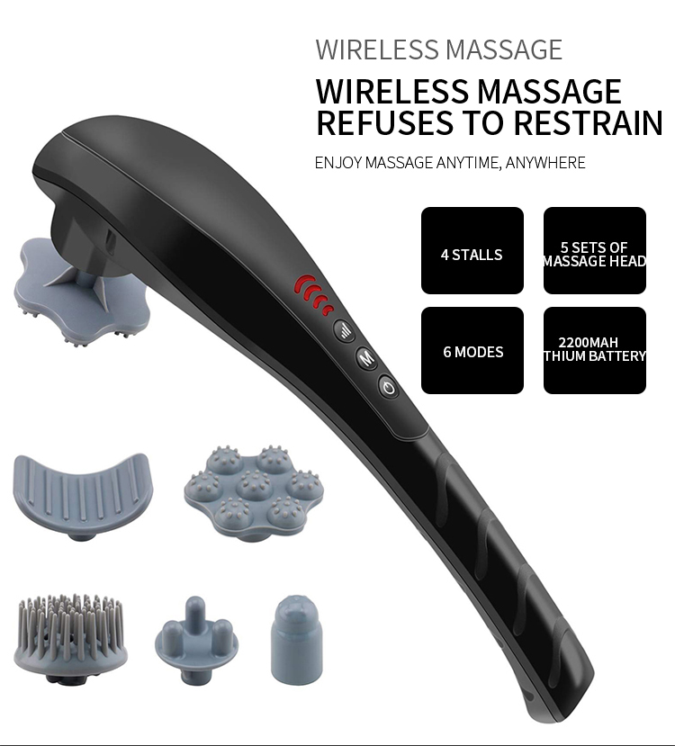 Masseur portatif rechargeable pour tissus profonds pour les muscles | Diversi