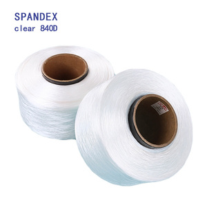 Fabrication Lianyi fil élastique épais <span class=keywords><strong>daniel</strong></span> grade AA 840D fil transparent en spandex nu pour couche de bébé bandage médical - Product Image 1