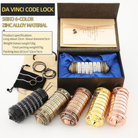 The Da Vinci-Mini Cryptex para hombres, ropa de indiana, pinball, indiana jones, regalo de San Valentín, cumpleaños, boda