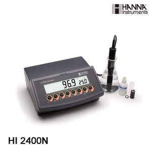 เครื่องวัดออกซิเจนละลายน้ำ Hanna Instruments HI 2400N สำหรับใช้ในห้องปฏิบัติการ พร้อมหน้าจอดิจิตอลและหัววัด - Product Image 1