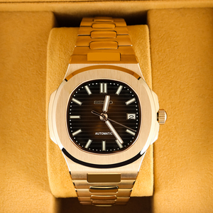 Reloj Mecánico de Moda con Esfera Cuadrada, Correa Personalizada, Resistente al Agua 3ATM, de Acero Inoxidable para Hombre, Superventas - Product Image 3