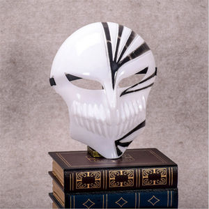 Máscara <span class=keywords><strong>de</strong></span> <span class=keywords><strong>Ichigo</strong></span> Kurosaki <span class=keywords><strong>de</strong></span> Bleach, Máscara Completa para Cosplay, Accesorio para Fiestas <span class=keywords><strong>de</strong></span> Disfraces, Venta al Por Mayor - Product Image 1