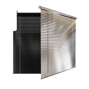 Persianas Enrollables Horizontales de Aluminio Eléctricas Inalámbricas Personalizadas con Lamas Estrechas Integradas de 1 Pulgada (25 mm) para Claraboyas - Product Image 3