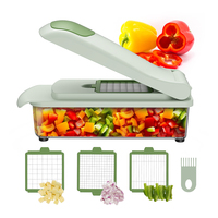 Multifunctionele Handmatige Mandoline Keukengereedschap Plastic Handpers Fruit Groente Snijden Nieuwe Uiensnijder Groentechopper