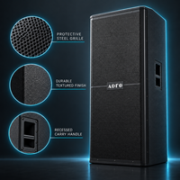 Enceinte professionnelle double 15 pouces SRX-725, pleine gamme, 2 canaux, pour DJ, discothèque, son surround pour fêtes