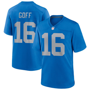 Maillot de football américain personnalisé Detroit Bleu 2026 – Tenues brodées et cousues pour jeunes avec logos – Vêtements de sport - Product Image 4