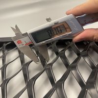 Treillis métallique déployé en acier inoxydable Plafond métallique tendu Treillis métallique suspendu Produits métalliques