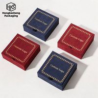 Boîte à bijoux vintage de luxe estampillée or, boîte de rangement pour boucles d'oreilles, coffret cadeau personnalisable pour les fêtes
