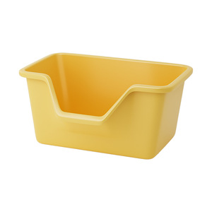 Kitten-specific slanted open deep <b>cat</b> <b>litter</b> box semi-enclosed minimalist <b>cat</b> <b>litter</b> box anti-splash <b>cat</b> supplies - Product Image 3