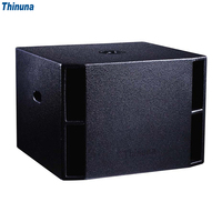 Subwoofer professionnel Thinuna T-15B simple 15 pouces, ultra-basse fréquence, 600W, 8Ω, passif, basses puissantes pour sonorisation PA et spectacles en direct