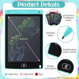 Digital Writing Pad Slate for Kids Loose <b>Leaf</b> Notebook for 8.5 Inch LCD <b>Screen</b> Writing Tablet Drawing Pad - Product Image 3