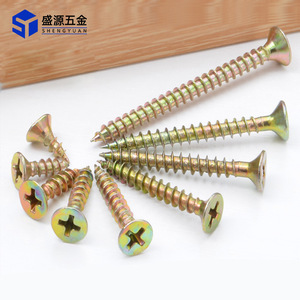 Shengyuan Tapping Screws Metric 4mm Zinc Plated Carbon Steel Wood <b>Fasteners</b> Sink Head Phillips - Product Image 1