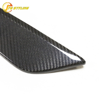 Pour BMW G30 Garniture de pare-chocs latéral en fibre de carbone sèche Série 5 G30 Grilles latérales de ventilation adhésives 2017+ Berline