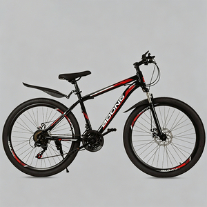 Bicicleta de Montaña de 24 Pulgadas, 21 Velocidades, Frenos de Disco Dobles, Cuadro de Acero de Alto Carbono, Asiento Ajustable, Velocidad Variable - Product Image 2