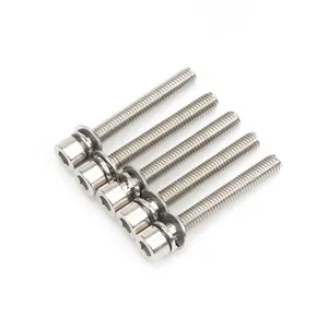 DIN912 Stainless Steel Hex Socket Head Cap Screws With Washers Hex Socket Head Cap Sems Screw