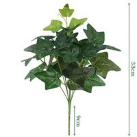 EG-J026 Vente en gros de feuilles vertes artificielles pour décoration murale, idéales pour les événements, les jardins, les hôtels et les décorations florales