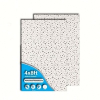 Plaque de plâtre perforée décorative, système d'absorption acoustique sans joint pour faux plafond, fabricant de matériaux insonorisants