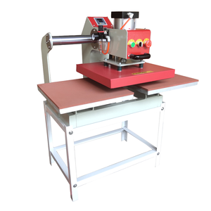 Presse à chaud pneumatique à double poste pour vêtements, machine de pressage à chaud à ouverture automatique, plateau de 40x50 cm - Product Image 3