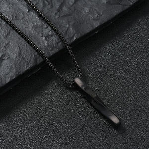 Collier long spirale hip-hop personnalisé <span class=keywords><strong>pour</strong></span> homme 2026, chaîne à maillons tendance, pendentif en acier inoxydable argenté <span class=keywords><strong>pour</strong></span> hommes et garçons - Product Image 5