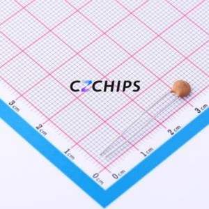 Condensateur céramique à disque traversant (THT) CC1H220KA1EDCH4B1100, pas de 2,54 mm, 22 pF, 10 %, 50 V - Product Image 1