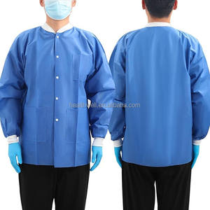 Seragam rumah sakit <span class=keywords><strong>SMS</strong></span> sekali pakai, jaket <span class=keywords><strong>Lab</strong></span> gigi mantel <span class=keywords><strong>Lab</strong></span> sekali pakai - Product Image 4