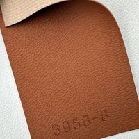 Tissu d'ameublement synthétique en PVC gaufré en similicuir grain de litchi en microfibre ignifuge décoratif pour meubles