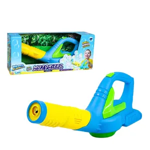 2023 New Outdoor Kids Toys Electric Lawn Leaf Blower Soap Bubbles Machine Pistola De Burbujas Grande Automatic Bubble Maker