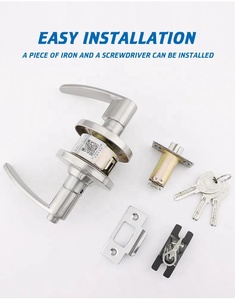 Roeasy maniglia della serratura della <span class=keywords><strong>porta</strong></span> produttore di vendita diretta prezzo all'ingrosso leva maniglia della <span class=keywords><strong>porta</strong></span> di Design maniglie <span class=keywords><strong>per</strong></span> porte in legno serrature - Product Image 3