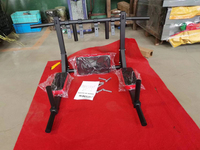 Tour de musculation portable et réglable multifonctionnelle pour usage domestique, avec barre horizontale, barres parallèles et station de traction murale en métal