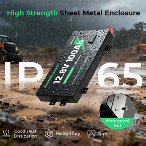 12V 100Ah 슬림 <span class=keywords><strong>LiFePO4</strong></span> 배터리 | RV 캠핑카 6000 + 사이클을 위한 1.28KWh 공간 절약형 리튬 배터리 - Product Image 2